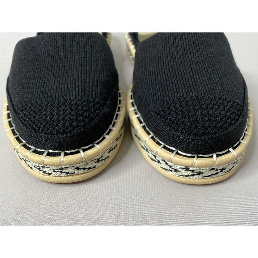 Rothy's The D'Orsay Black Espadrilles w/Removable Ties Women's 7.5 - Picture 4 of 8